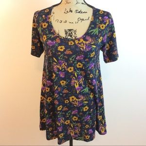 LulaRoe Floral Top XXS